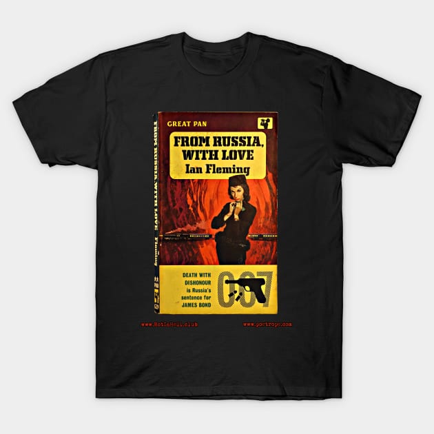 FROM RUSSIA WITH LOVE by Ian Fleming T-Shirt by Rot In Hell Club